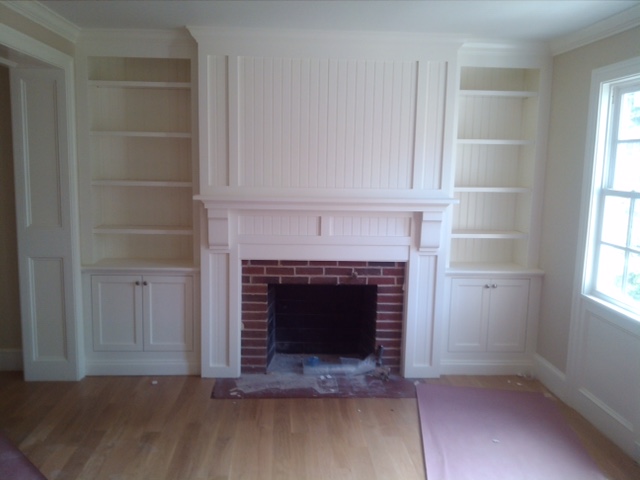 fireplace built ins